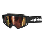 Hm5carbonb Hmk Snowmobile Carbon Goggle Black Dual Layer Lens Snow Winter