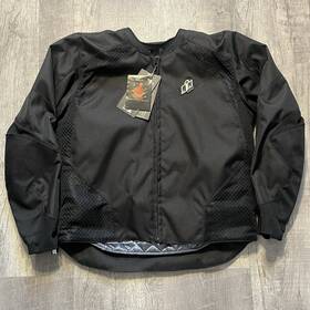 Icon 2820-3129 New Mens Overlord 2 Stealth Motorcycle Jacket - Black Xl