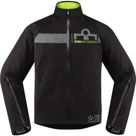 Icon 2820-5008 Black/grey/green Sz S Tarmac 2 Textile Jacket