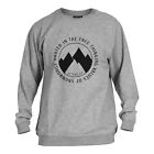 J17123-207-m Jethwear Rooted Crew Sweater Medium Gray Men Long 7340107513670