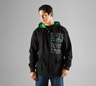 K003-1027-bk3x Kawasaki Black Repeater Zip Up Hoody Sweatshirt Mens Xxxl