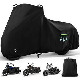 Keranty Kal-21568901 Motorcycle Cover Waterproof For Indian Scout/scout Scout Bobber Black