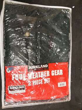 737729 Kirkland Signature Foul Weather Gear 2 Pc Set Size M For Bikers Or Sailors Nip 737729 Kirkland Signature Foul Weather Gear 2 Pc Set Size M For Bikers Or Sailors Nip