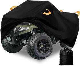 Macosy Ma-atv21-xl Atv Cover Waterproof Heavy Duty 210d Xl - 82.7ftftl X 47.2ftftw 45.2ftfth Black