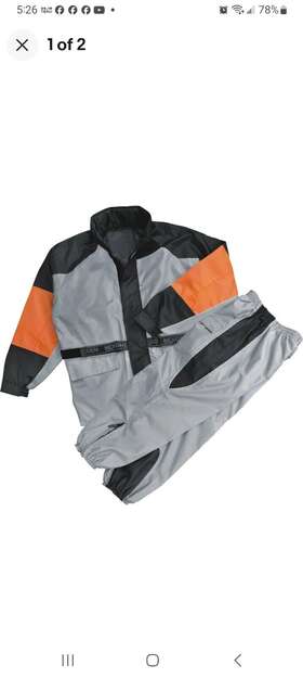 Sh2217.01 Milwaukee Leather Womens Rain Suit Water Resistant With Reflective Piping Sh2217.01 Milwaukee Leather Womens Rain Suit Water Resistant With Reflective Piping