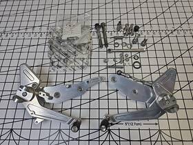 2b0042735 Moto Guzzi V9 Bobber Roamer Euro Rearset Rear Set Controls