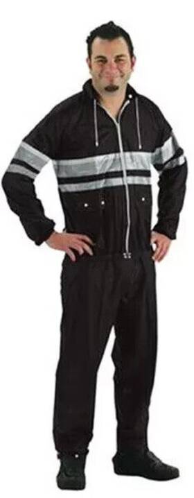402-002 Nelson-rigg Open Box Mens Rs-100 Motorcycle Rain Suit Jacket Black Size Small 402-002 Nelson-rigg Open Box Mens Rs-100 Motorcycle Rain Suit Jacket Black Size Small