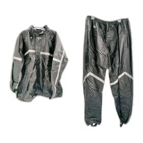 Nelson-rigg Sr-5000 Motorcycle Rain Suit Men Xl Black Waterproof 2pc Pant Jacket