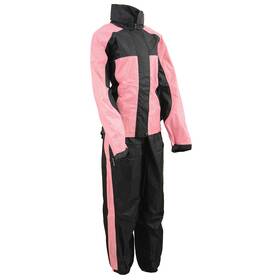 Nexgen 226001084843 Sh222201 Ladies Black And Pink Oxford Water Proof Rain Suit
