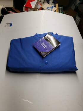 30110 Prorainer Mens Rain Suit Large Blue New With Tags