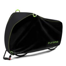 Puroma Bc787-b Bike Cover For 1/2/3 Bikes 210d - Xl Size 1 Black And Green