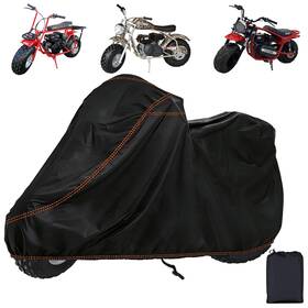 Qymoto Qy240904mcbdm Universal Mini Bike Cover Outdoor And Indoor Waterproof Windproof Black