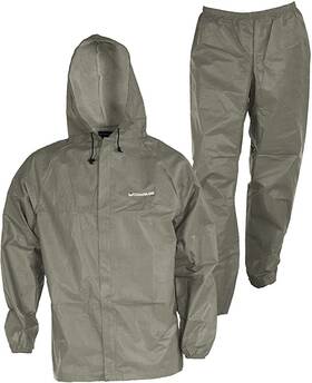 Rain Tek 841711104898 El12104-84-lg Eco-lite Suit With Bag Khaki Size L