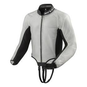 Revit Frc014-9010-l Revftit Trackmaster H2o Transparent Black Rain Jacket Size Large
