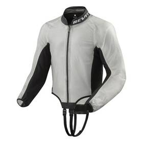 Revit Frc014-9010-m Revftit Trackmaster H2o Transparent Black Rain Jacket Size Medium
