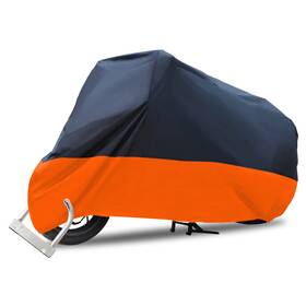 Rich Choices D-yueusqp243 Xxxl 116 Inch Motorcycle Xxx-large 43 55inch Black-orange