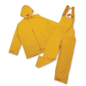 Stansport 011319238121 Commercial Rain Suit Large Yellow
