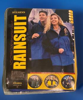 8176-roy Stearns Outdoors Waterproof Xxl Rainsuit In Sealed Blister Pack Model 8176 Roy 8176-roy Stearns Outdoors Waterproof Xxl Rainsuit In Sealed Blister Pack Model 8176 Roy