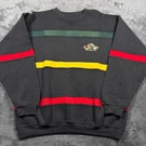 Arctic Sweatshirt Mens Small Gray Striped Cotton Adventure Spirit Logo Crew Neck. Fixed Price $29.99.