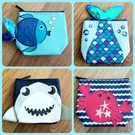 New! Thirty One Cool Zip Snacker Reusable Kids Food Bag Crab Fish Mermaid Shark. Fixed Price $11.99.