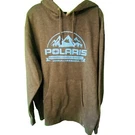 Polaris Men's Roseau Hoodie Charcoal Heather Gray Size Large. Fixed Price $42.99.