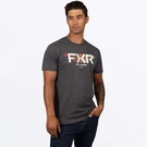 No Reserve Fxr Mens Split Premium Short Sleeve T-shirt Charcoal Heather/inf.... Fixed Price $12.03.