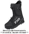 Fxr Elevation Dual Boa Snowmobile Boots Black Lightweight Trail Mountain. Fixed Price $479.99.