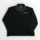 Polaris Quarter Zip Sweatshirt Black Embroidered Logo Pullover. Fixed Price $25.49.