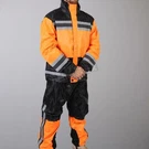 Hot Leathers Black/orange Waterproof Rain Suit (x-s) RGU1004. Fixed Price $107.96.