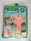 Academy Broadway 3 Piece Heavy Duty Rain Suit Size Large Nip Vintage Fluorescent. Fixed Price $12.99.