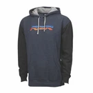Polaris Navy/orange Rzr Graphic Logo Pullover Hoodie Soft Lightweight. Fixed Price $27.95.