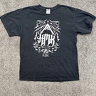 Vtg Hmk Snowmobiling Shirt Black Short Sleeve Crewneck Sports Sled. Fixed Price $12.99.