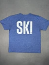 Ski Graphic Shirt Blue Heather Short Sleeve Men Xl Casual Tee. Fixed Price $14.99.