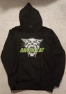 Mens Arctic Cat Giant Logo Hoodie Snowmobile Racing Sweatshirt Triple Black. Fixed Price $29.99.