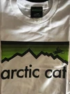 Arctic Cat New Men's Sky T-shirt Tee White 5269-271. Fixed Price $18.99.