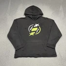 Slednecks Snowmobile Hoodie Men Size Large Black Sweatshirt Pullover Fleece. Fixed Price $24.95.