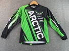 Arctic Cat Jersey Youth Small 6-8 Green And Black Team Racing Shirt. Fixed Price $24.99.
