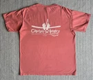 Captain Woodys Bar & Grill South Carolina Unisex Size Large Pink Graphic Shirt. Fixed Price $14.99.