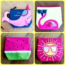 New! Thirty One Cool Zip Snacker Reusable Kids Food Bag Sun Watermelon Flamingo. Fixed Price $11.99.