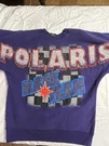Rare Vintage 90S Polaris Race Team Snowmobile Sweatshirt Spellout Mens Sz Large. Fixed Price $100.00.