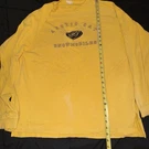 Arctic Cat Men's Yellow Graphic Print T-shirt L/xl Crew Neck Long Sleeve Cotton. Fixed Price $11.24.