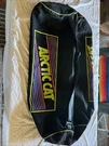 Vintage Arctic Cat Large Duffle Bag Black Green Pink Purple With Zipper Ripped. Fixed Price $34.97.