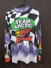 Vintage Team Arctic Cat Racing All Over Print Long Sleeve Shirt Large Snowmobile. Fixed Price $54.18.