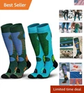 Merino Wool Socks Womens 2 Pairs For Skiing, Snowboarding, Thermal K.... Fixed Price $46.27.