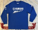 Yamaha Racing Long Sleeve Shirt Mens Blue Yamalube Gytr Moto. Fixed Price $35.00.