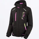 Fxr Women's Pulse Snowmobile Jacket Black/kiwi-e Pink Fade 8. Fixed Price $247.49.