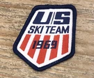 1969 U.s Ski Team Woven Patch. Fixed Price $12.95.