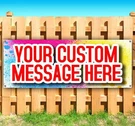Custom Design Banner Advertising Vinyl Flag Many Sizes Usa SB06714. Fixed Price $1050.00.