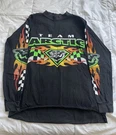 Vintage Arctic Cat Long Sleeve T-shirt Fire Flames Snowmobile Racing Jersey Xl. Fixed Price $80.00.