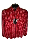 Polaris Rzr Mens Shirt Red Plaid Long Sleeve Ensenada Peninsula Run Race Sm Nwt. Fixed Price $17.04.
